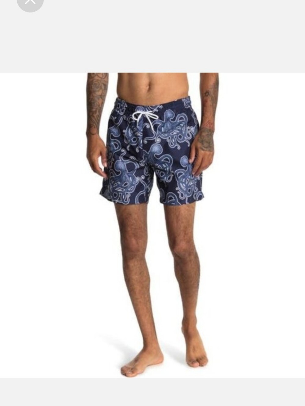 Men's Ocotopus Swim Trunks Size L